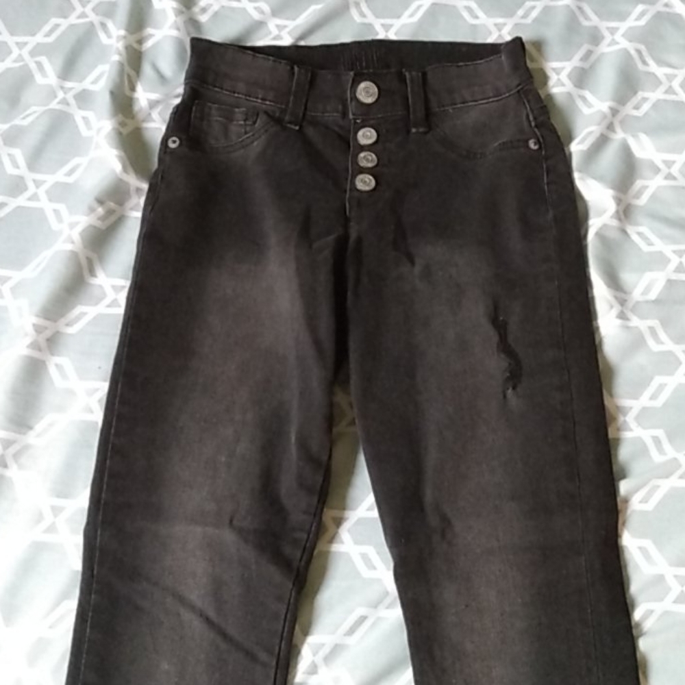 Black jeggings